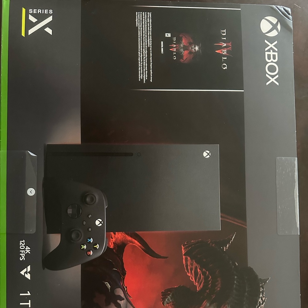 Xbox one series X Diablo edition